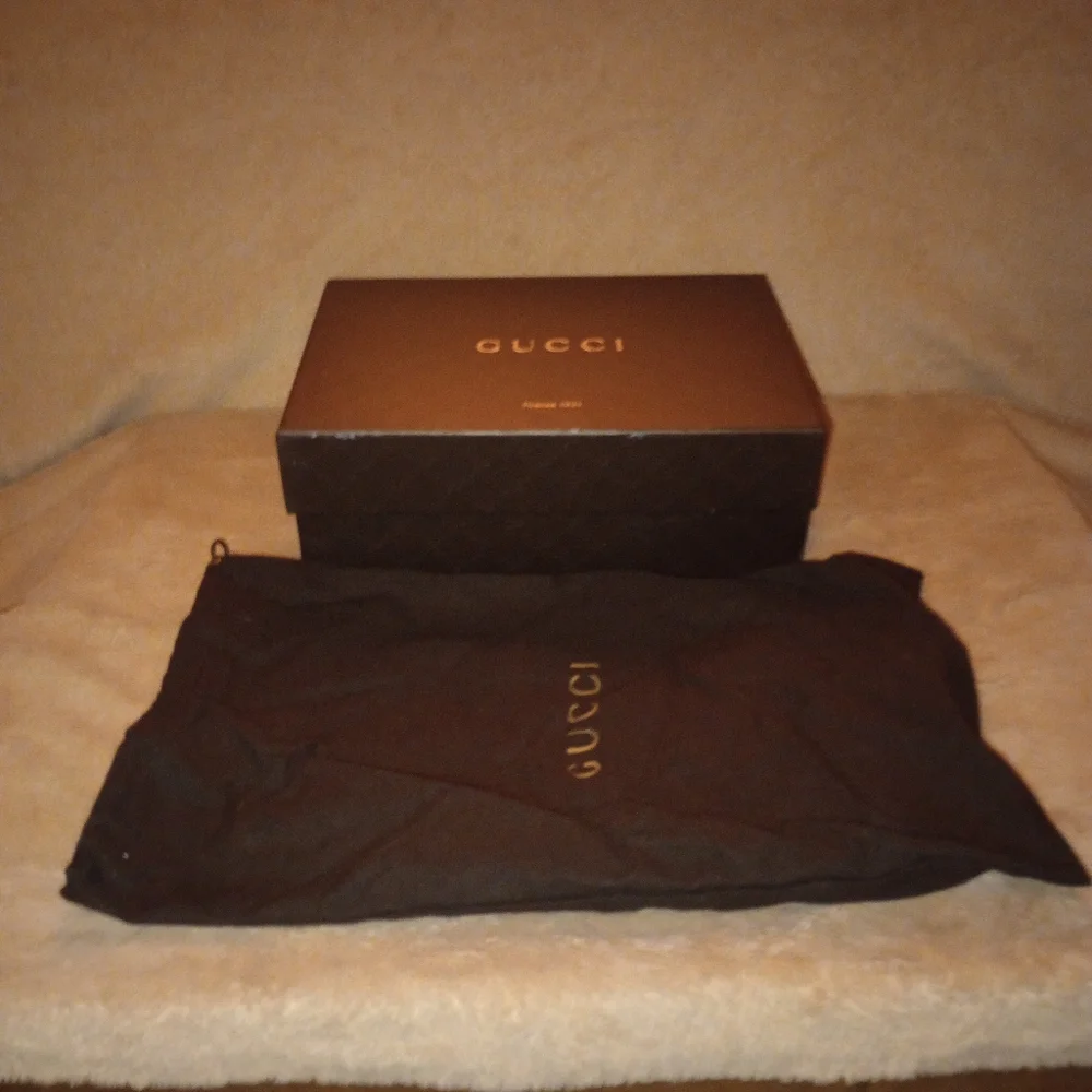 IOB Gucci Sadie Soft Winter Leaf Size 37 women's shoes - Picture 3 of 15